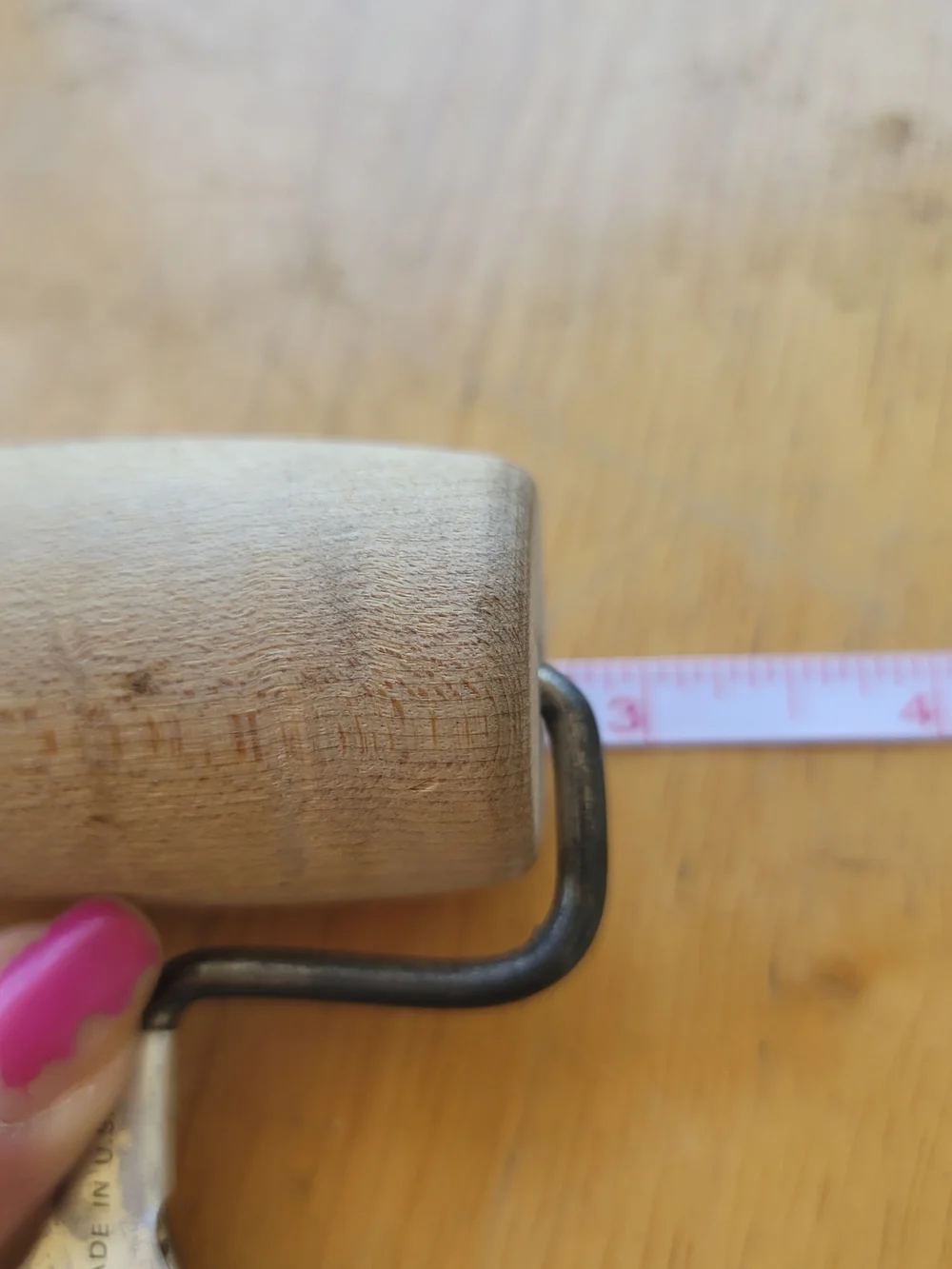 Vintage Ekco Pastry and Pizza Roller - Natural Wood Rollers